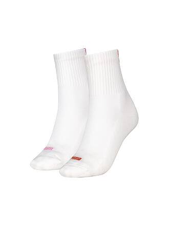 PUMA | Chaussettes décontractées Femme Heart Logo Short Crew Lot de 2