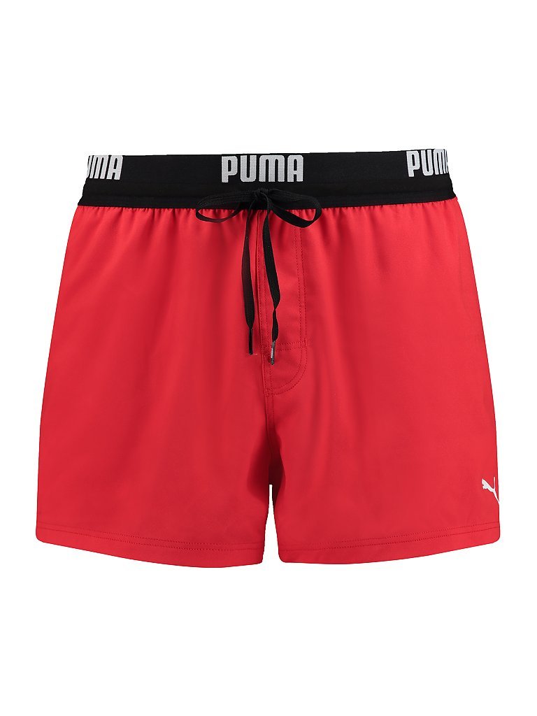 Short de bain logo rouge XL