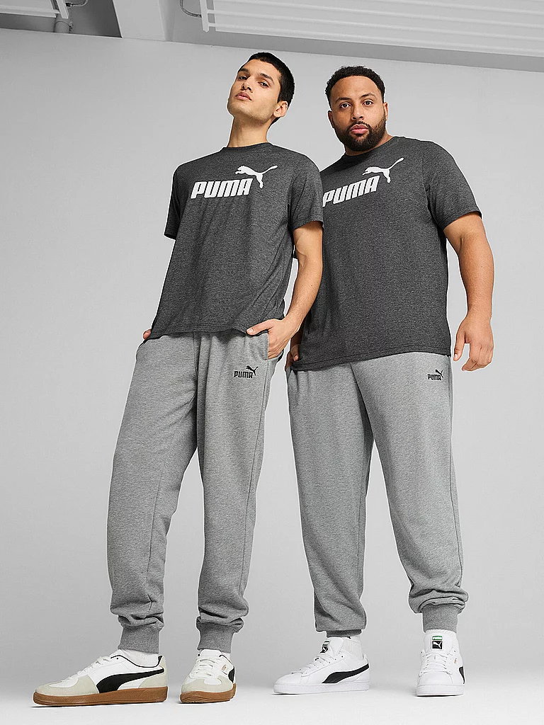 Puma Pantalon de jogging molletonné homme avec logo gris   XXL 4