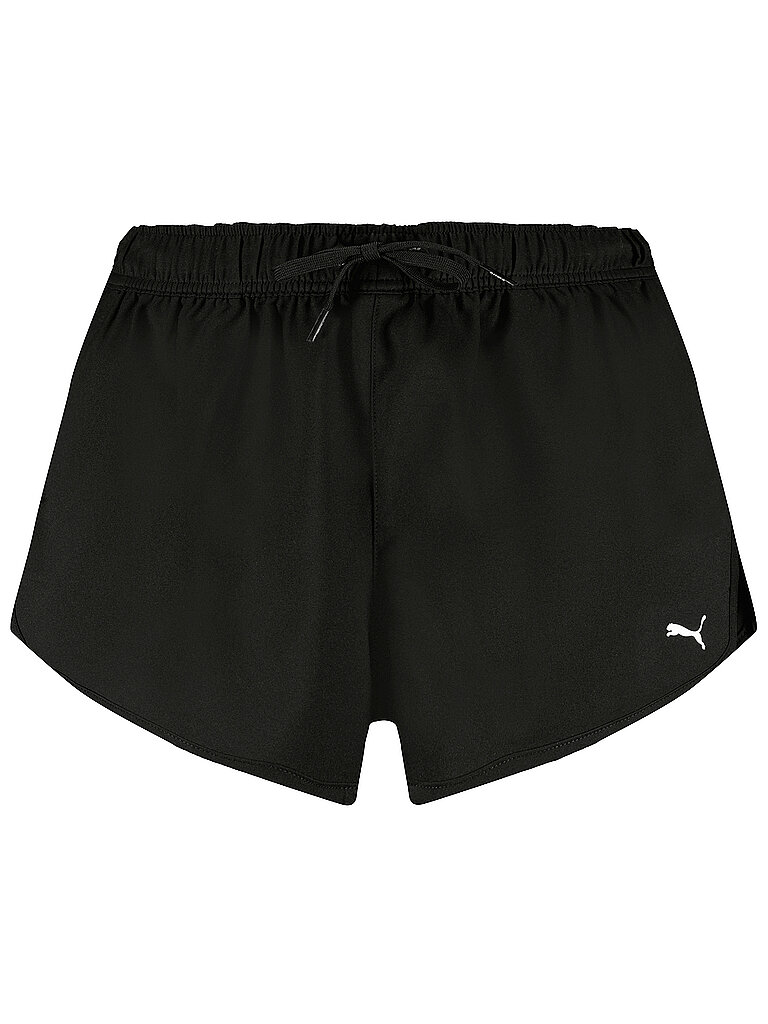 Short de bain tissé noir L