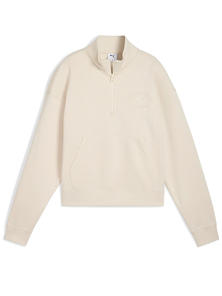 Sweat-shirt Class Comfort Demi-Zip crème M