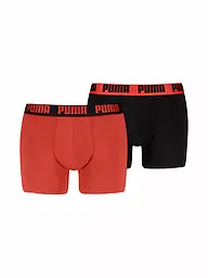 PUMA | Boxer pour homme Everyday Basic, lot de 2 | Rouge