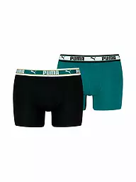 PUMA | Boxers Homme Lot de 2 | Pétrole