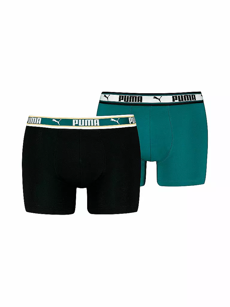 PUMA | Boxers Homme Lot de 2 | Pétrole