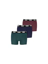PUMA | Boxers homme lot de 3 | Vert foncé
