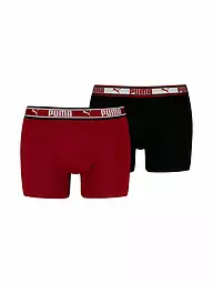 PUMA | Boxers Homme Lot de 2 | Rouge foncé