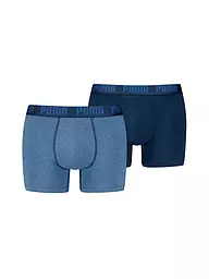 PUMA | Boxer pour homme Everyday Basic, lot de 2 | Bleu foncé