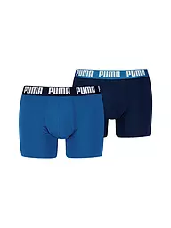PUMA | Boxer pour homme Everyday Basic, lot de 2 | Bleu