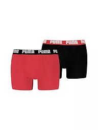 PUMA | Boxer pour homme Everyday Basic, lot de 2 | Rouge