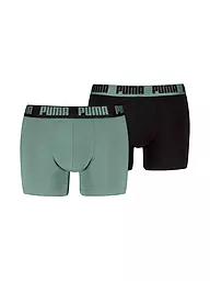 PUMA | Boxer pour homme Everyday Basic, lot de 2 | Vert clair