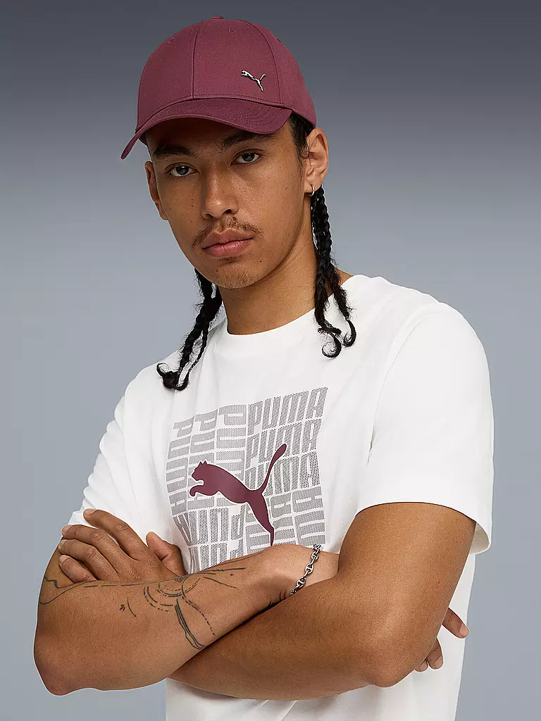 PUMA | Casquette Metal Cat | Rouge foncé