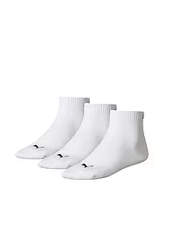 PUMA | 3er Pkg. Socken Quarter | Blanc