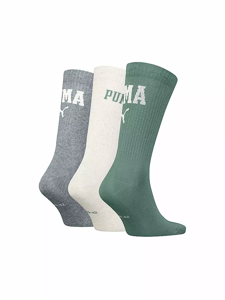 PUMA | Chaussettes de loisirs Logo Crew, lot de 3 |