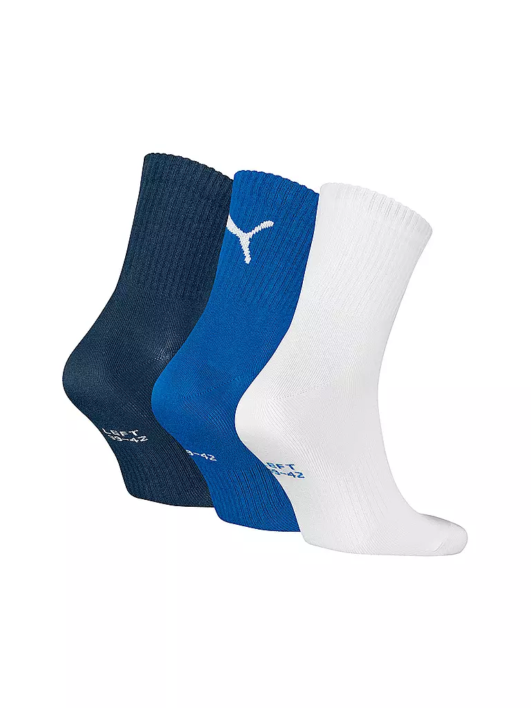 PUMA | Chaussettes de loisirs Logo Crew, lot de 3. |