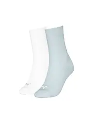 PUMA | Chaussettes de loisirs pour femmes Scallop Edge, lot de 2 | Bleu clair