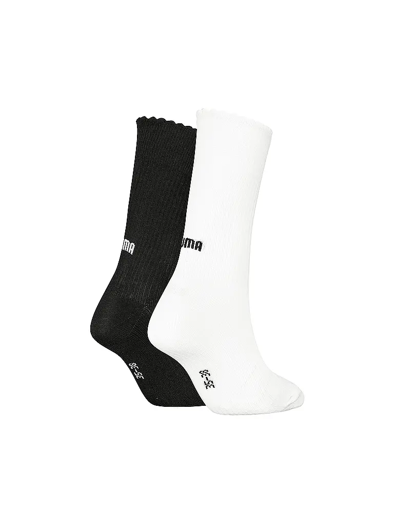 PUMA | Chaussettes de loisirs pour femmes Scallop Edge, lot de 2 |