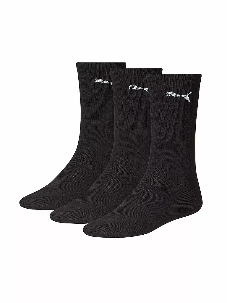 PUMA | Chaussettes de sport Crew, lot de 3 | Noir