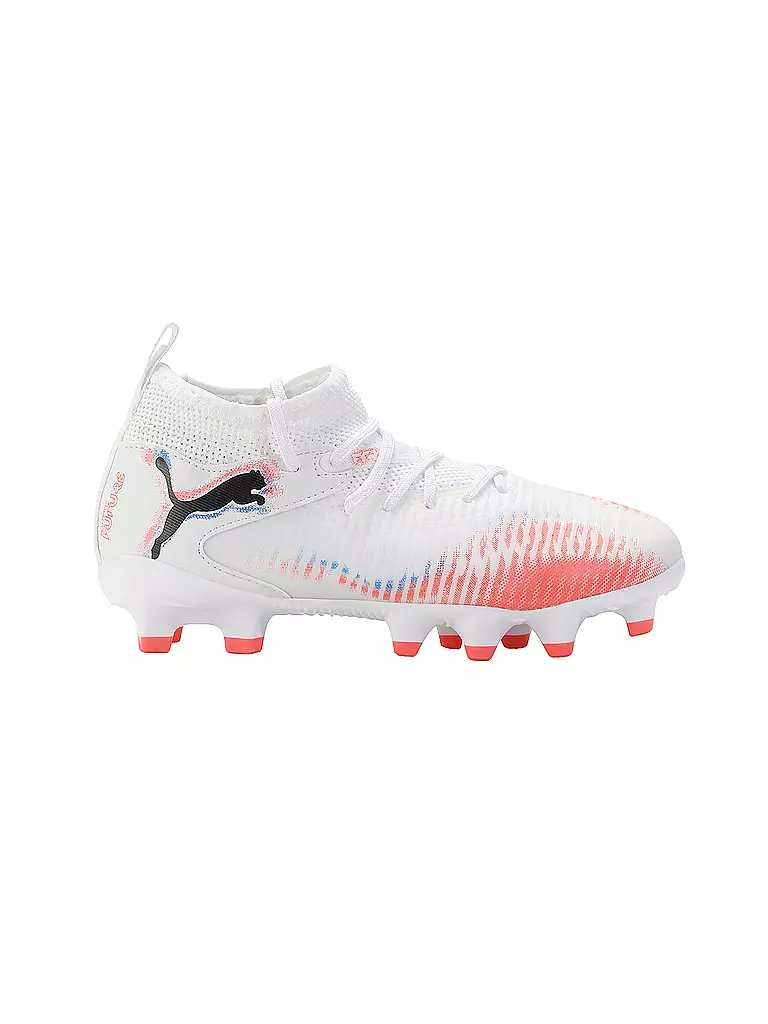 PUMA | Chaussures de football pour enfants FUTURE 8 MATCH FG/AG Jr à crampons | Blanc