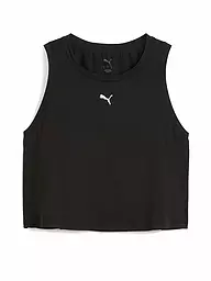 PUMA | Débardeur de fitness court Cloudspun pour femmes | Noir