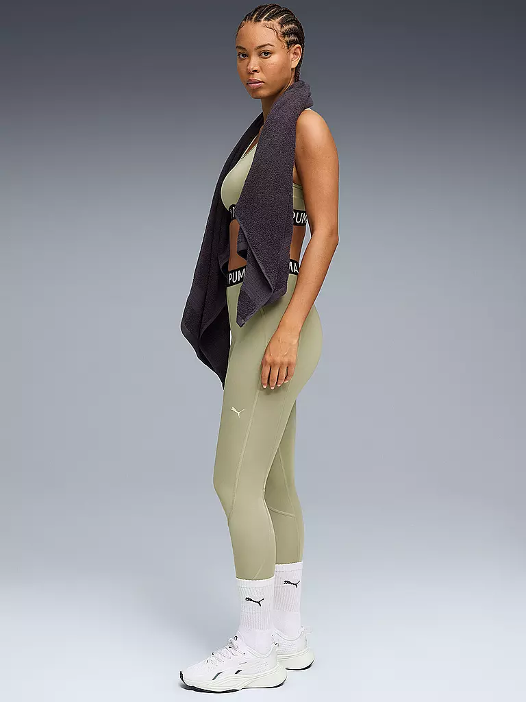PUMA | Débardeur de fitness femme Strong Logo | Vert clair