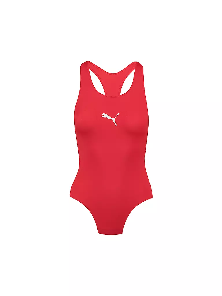 PUMA | Damen Badeanzug Racerback | Rouge