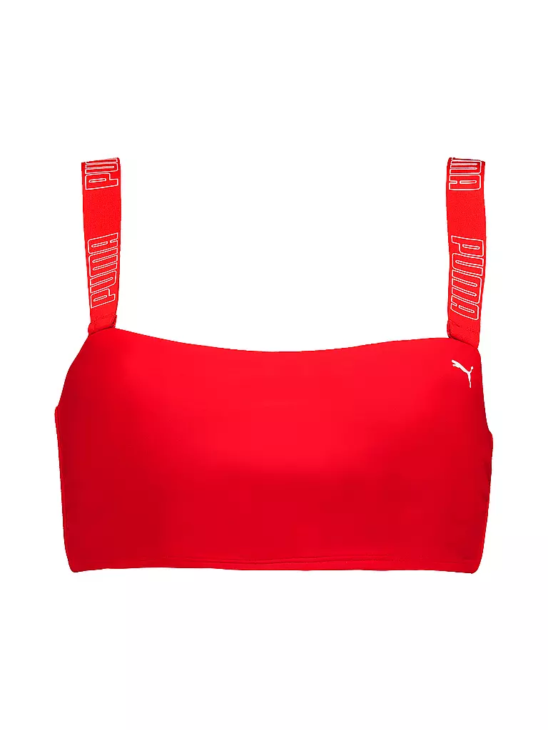 PUMA | Damen Bikinioberteil Bandeau | Rouge