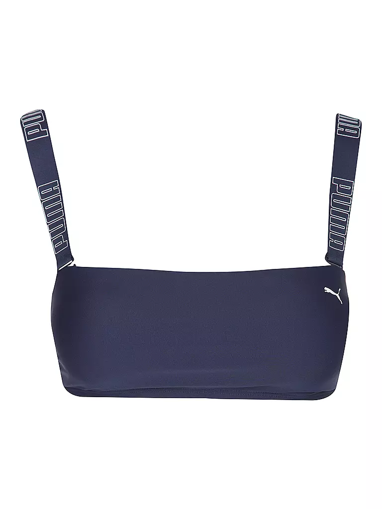 PUMA | Damen Bikinioberteil Bandeau | Bleu foncé