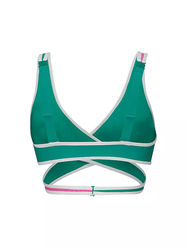 PUMA | Damen Bikinioberteil Contour Plunge | Rose vif