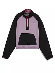 PUMA | Damen Fitnesssweater Half Zip Woven | Lilas