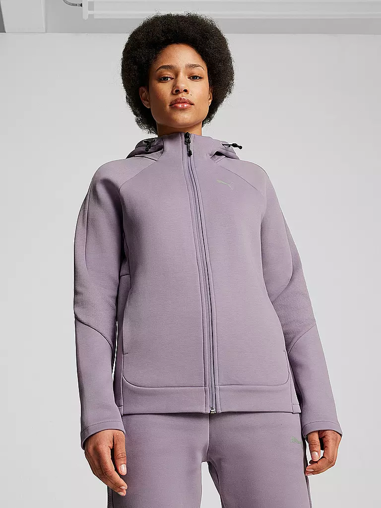 PUMA | Damen Kapuzenjacke Evostripe | Lilas