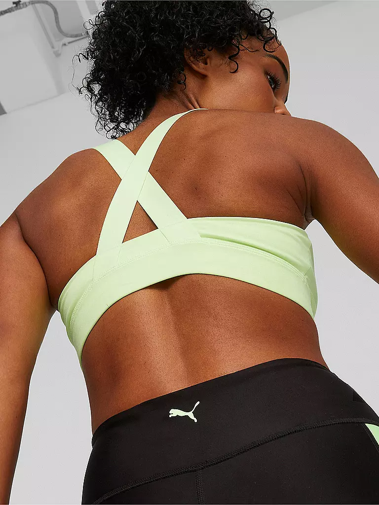 PUMA | Damen Sport-BH Fit Medium Support | Vert