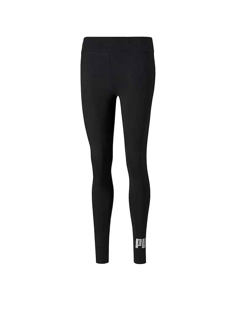 PUMA | Damen Tight Essentials Metallic | Noir