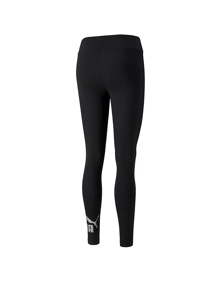 PUMA | Damen Tight Essentials Metallic | Noir