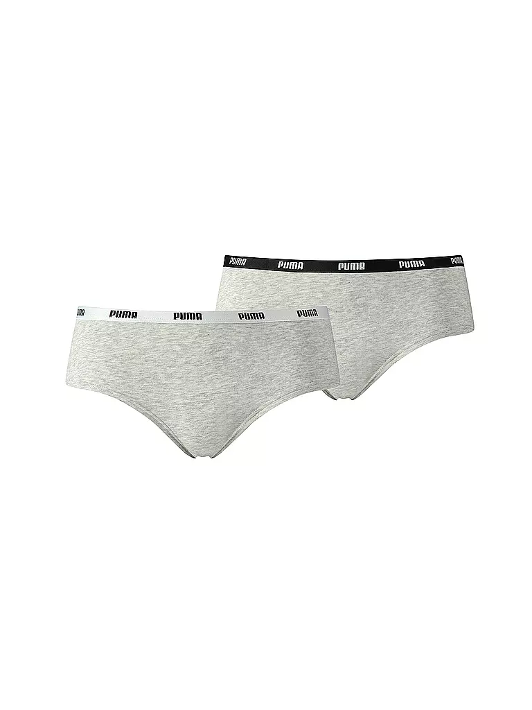 PUMA | Damen Unterhosen Hipster 2er Pkg. | Gris