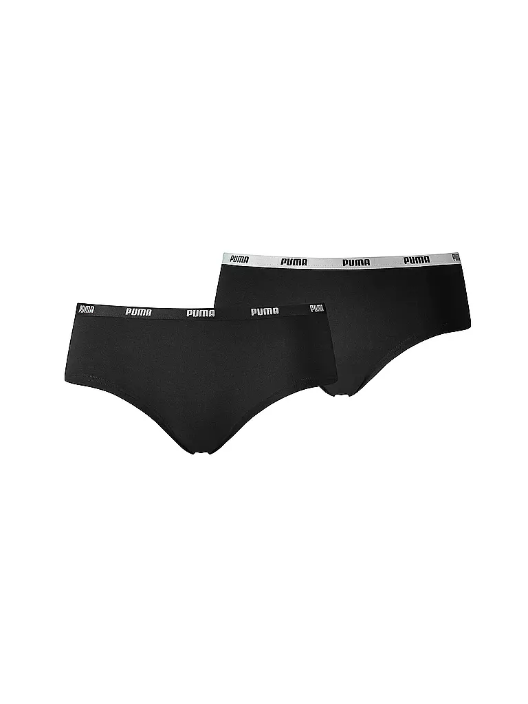 PUMA | Damen Unterhosen Hipster 2er Pkg. | Noir