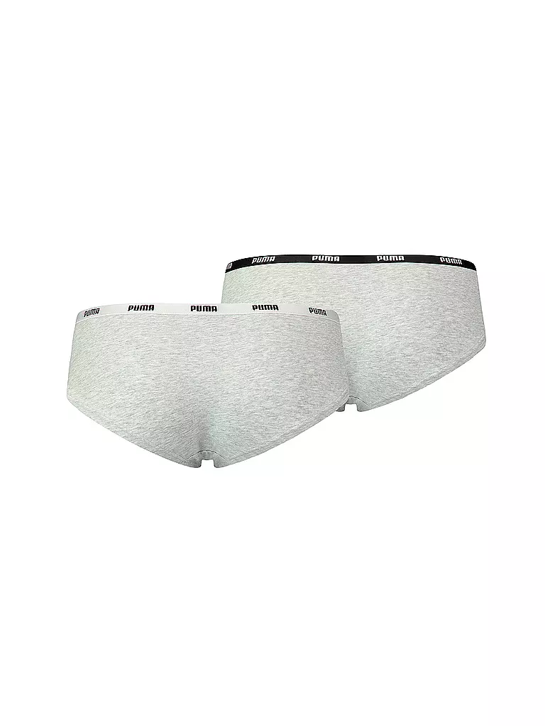 PUMA | Damen Unterhosen Hipster 2er Pkg. | Gris