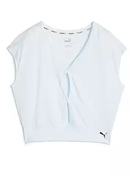 PUMA | Damen Yogashirt Studio Lite | Bleu clair