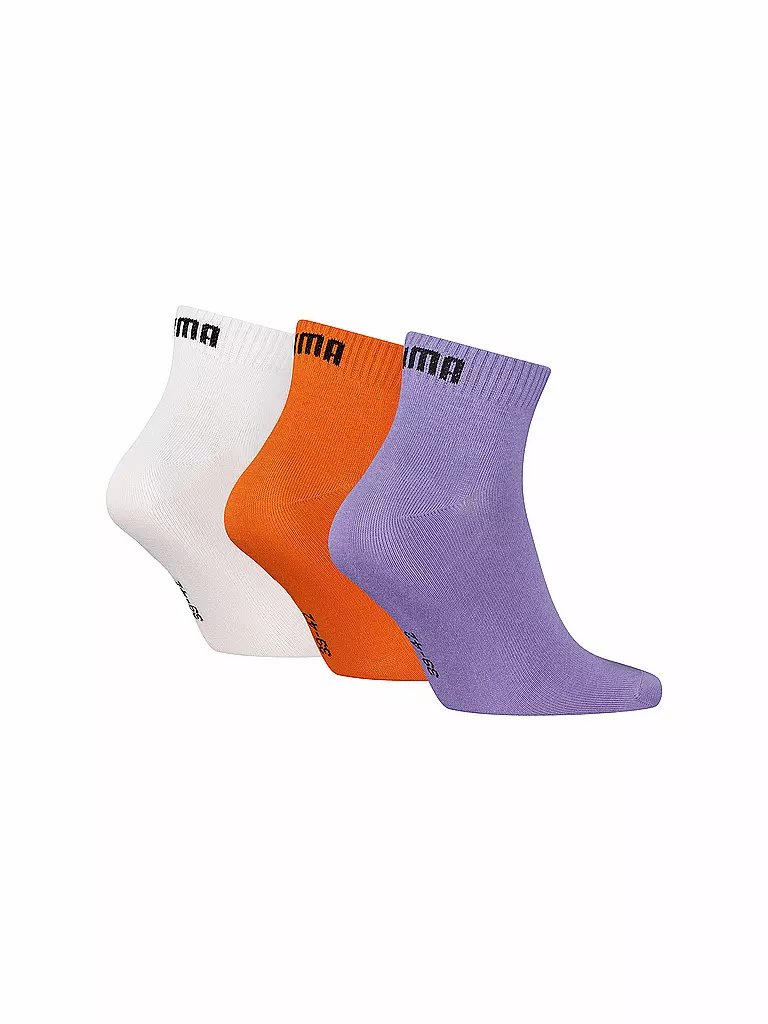 PUMA | Freizeitsocken Quarter Plain 3er Pkg. | Lilas