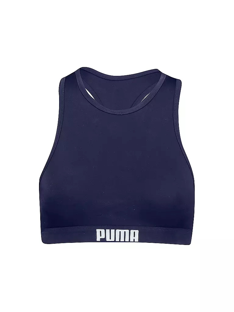PUMA | Haut de bikini racerback pour femme | Bleu foncé