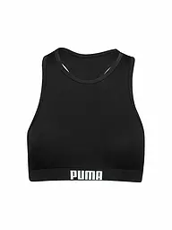 PUMA | Haut de bikini racerback pour femmes | Noir