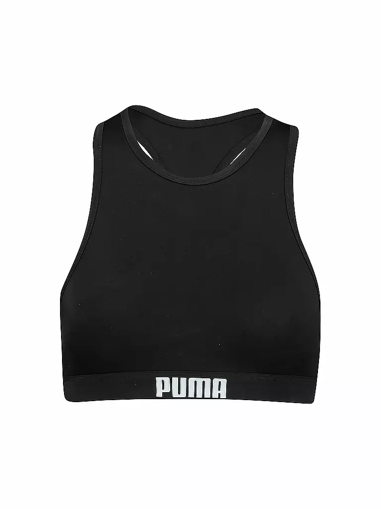 PUMA | Haut de bikini racerback pour femmes | Noir