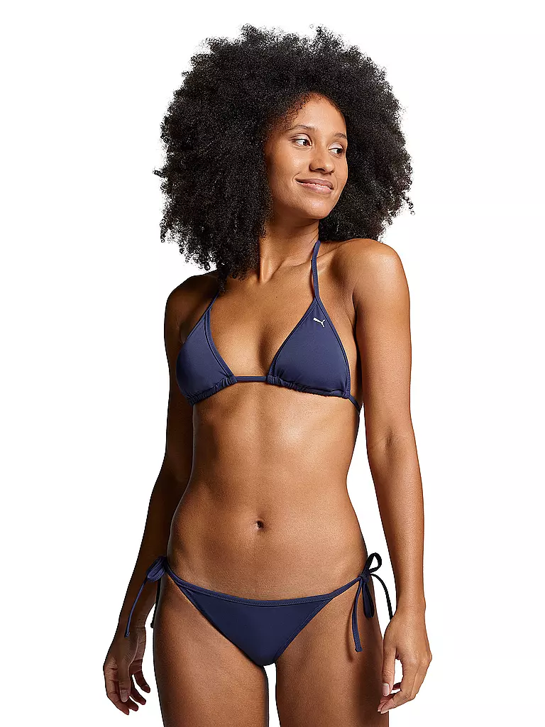 PUMA | Haut de bikini triangle femme | Bleu foncé