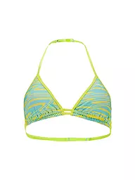 PUMA | Haut de bikini triangle imprimé pour femme | Jaune