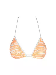 PUMA | Haut de bikini triangle imprimé pour femme | Orange