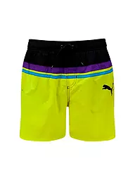 PUMA | Herren Badeshort Mid Heritage | Jaune