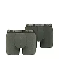 PUMA | Herren Unterhosen Boxer 2er Pkg. | Olive