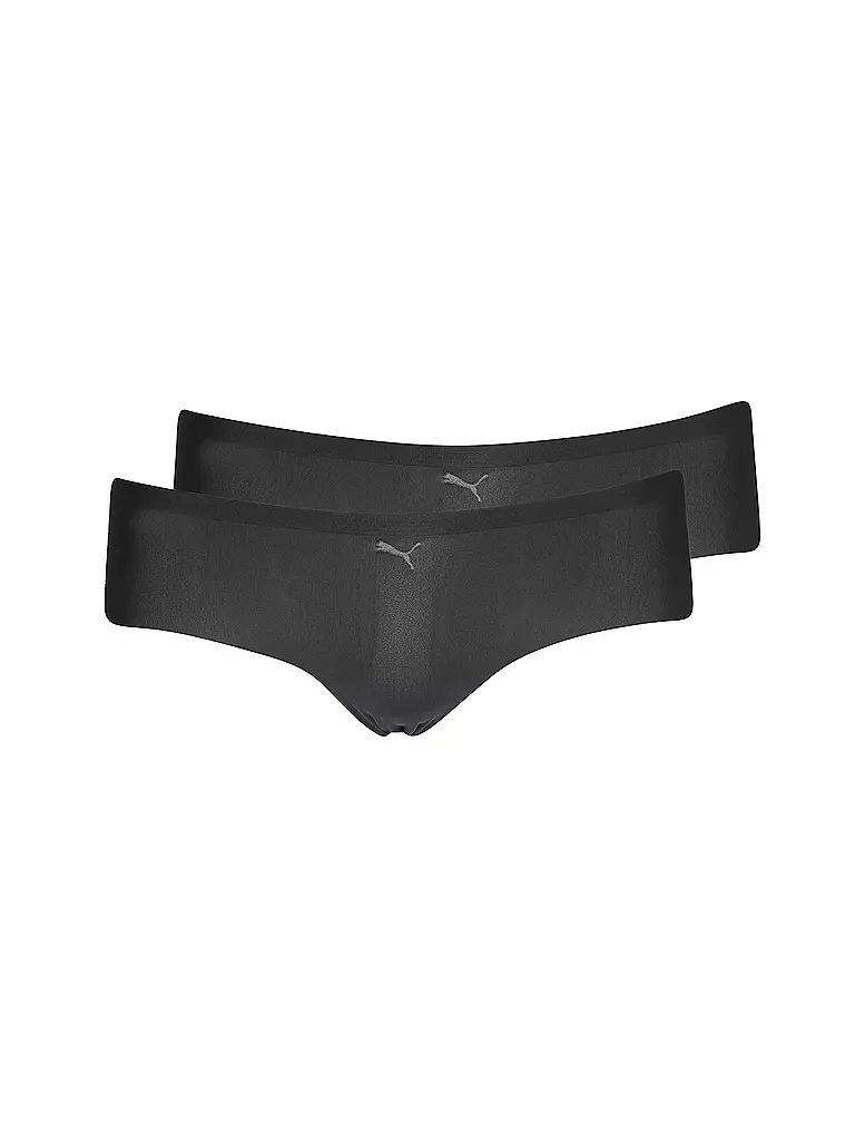 PUMA | Hipster Femme Seamless Microfibre Lot de 2 | Noir