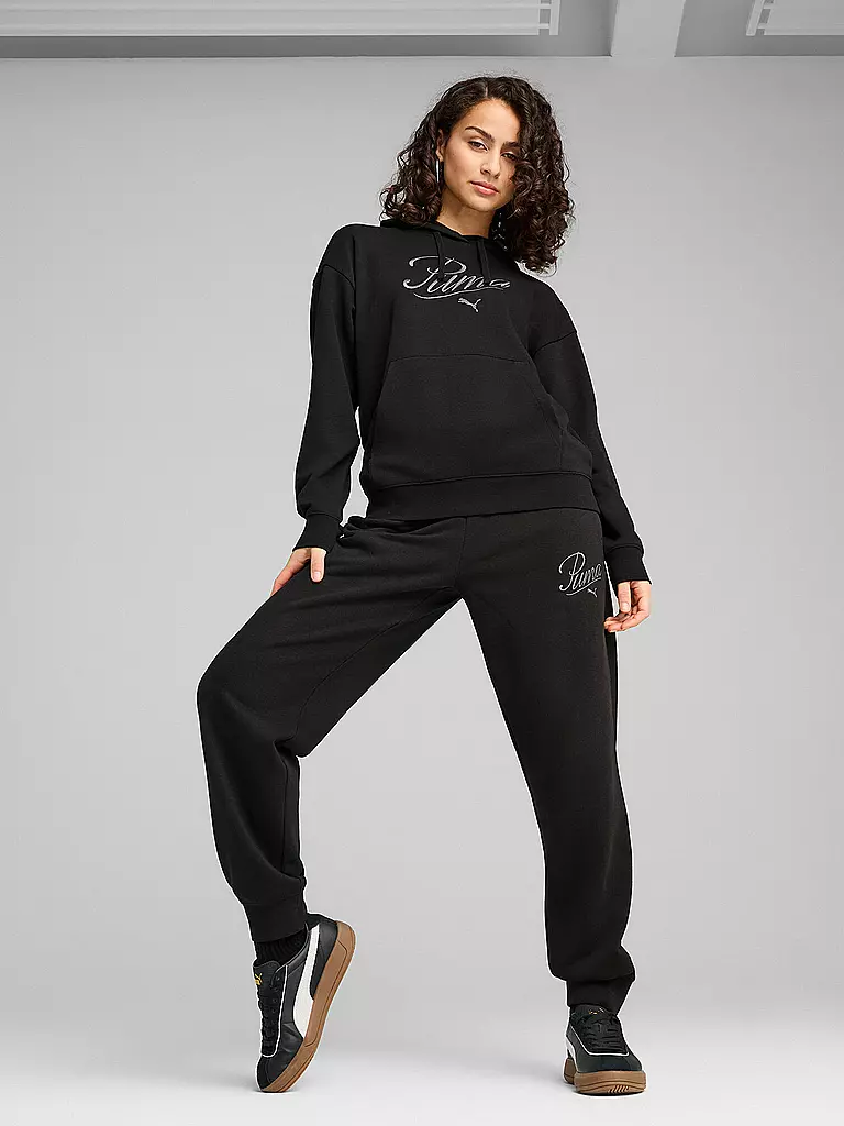 PUMA | Hoodie Femme Script Comfort | Noir