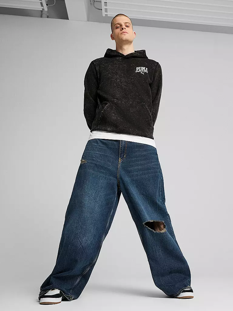 PUMA | Hoodie Homme Class Washed | Noir