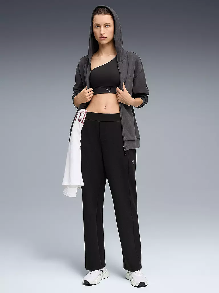 PUMA | Jogginghose Cloudspun Wide pour femmes | Noir